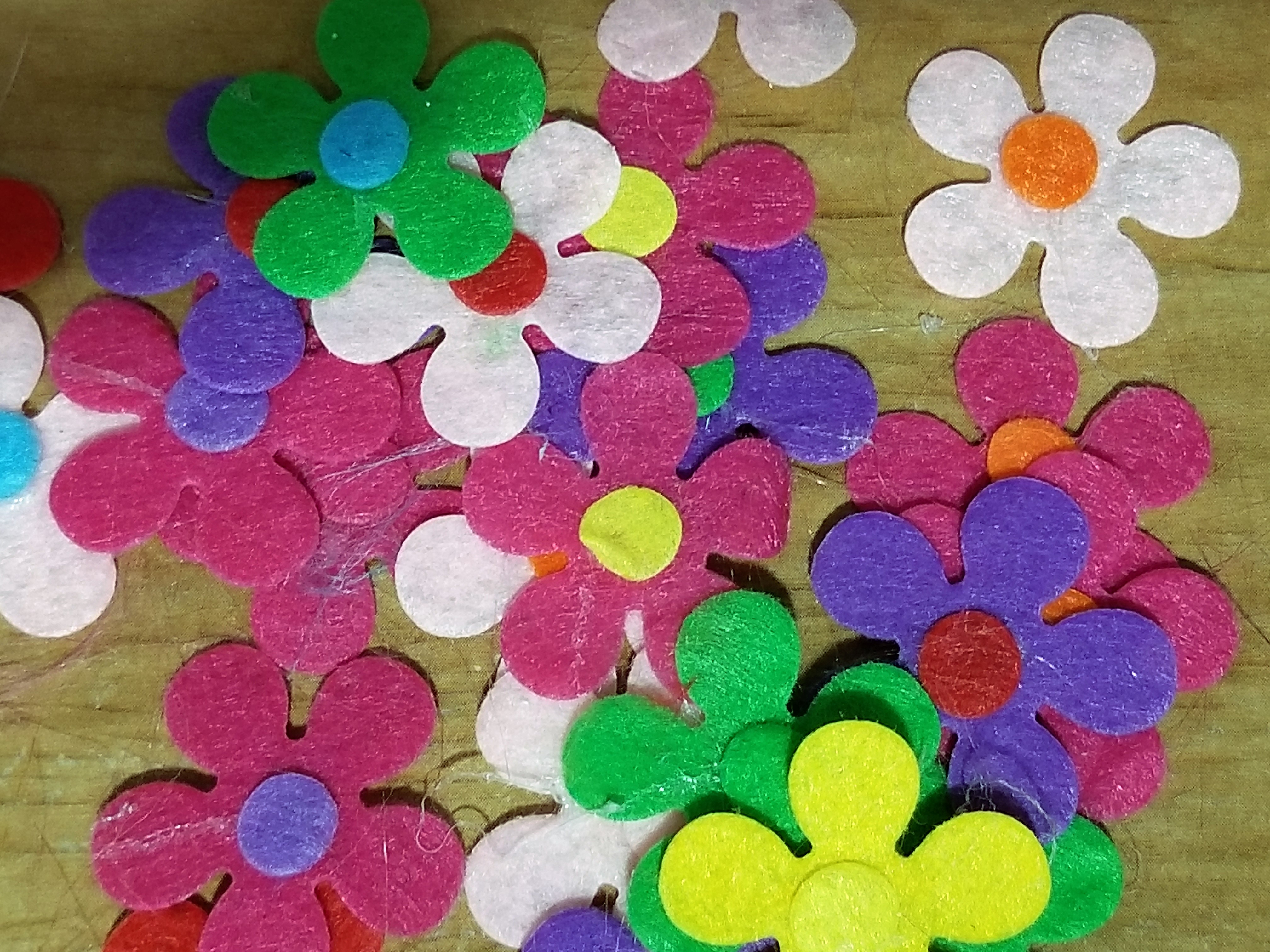 felt flowers